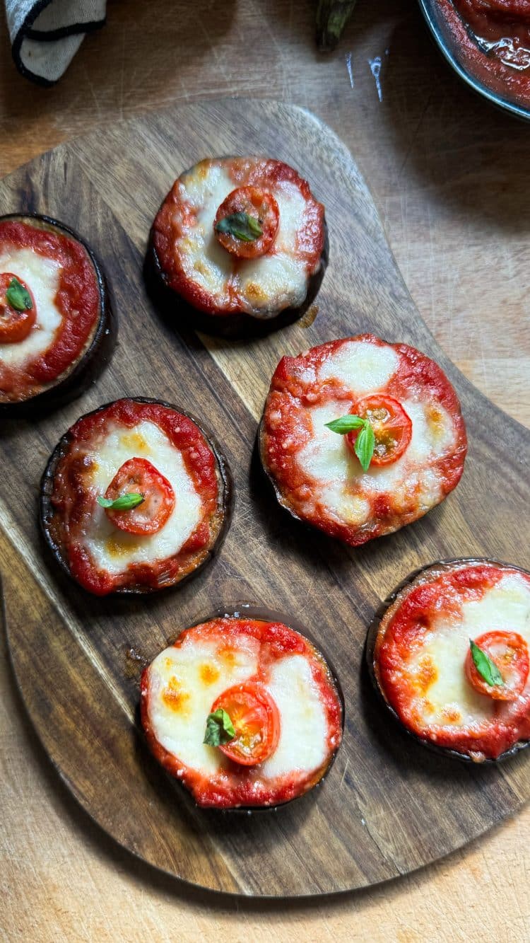 pizza aubergine
