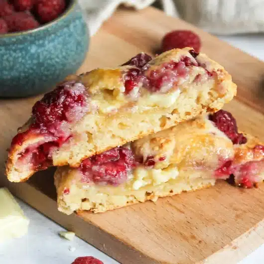 Pain express framboise et chocolat blanc