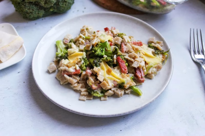 Croziflette aux brocolis – Recette savoyarde de gratin de crozets revisitée