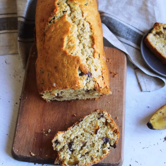 Banana bread aux pépites de chocolat