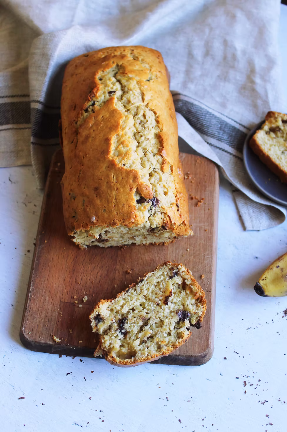 Banana bread aux pépites de chocolat – Ma recette préférée facile et ultra moelleuse 🍌🍫
