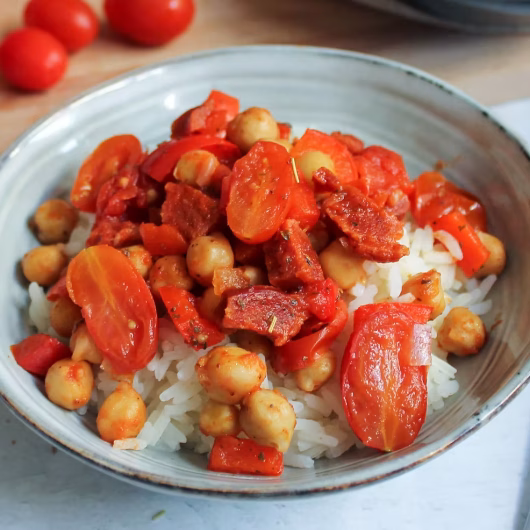 Pois chiches au chorizo