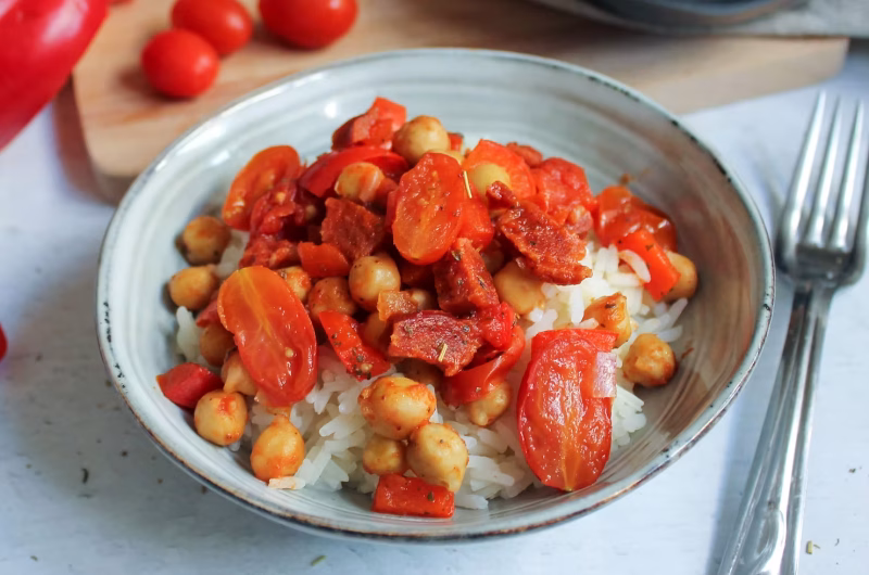 Pois chiches au chorizo : la recette mijotée simple et savoureuse