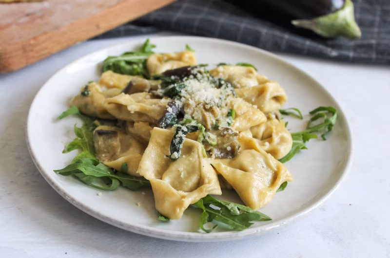Girasoli maison aux aubergines et à la feta