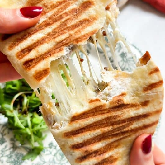 tortilla filante fromage et boeuf