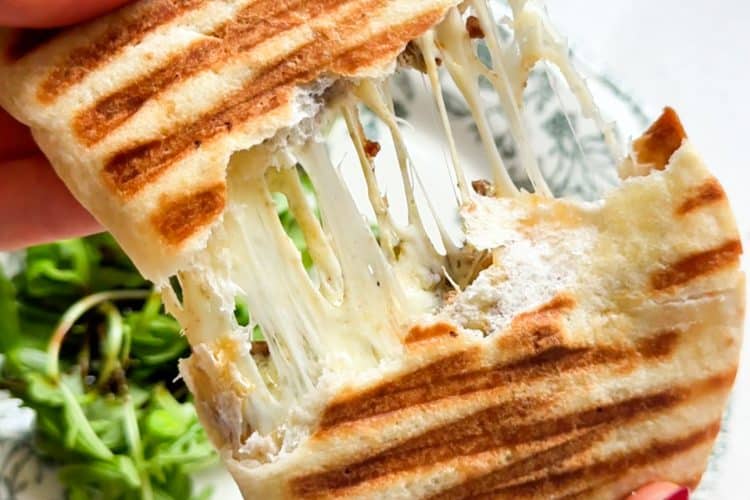 tortilla filante fromage et boeuf
