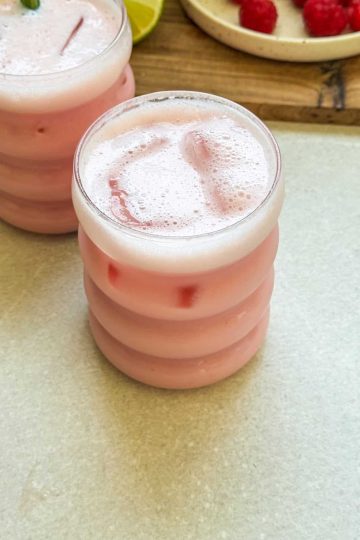 Limonade brésilienne à la framboise et au citron vert