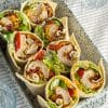 Wrap poulet pané au cheddar et sauce parmesan