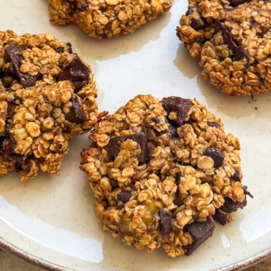 Cookies avoine banane chocolat