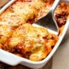 Lasagnes maison à la bolognaise avec béchamel et mozzarella